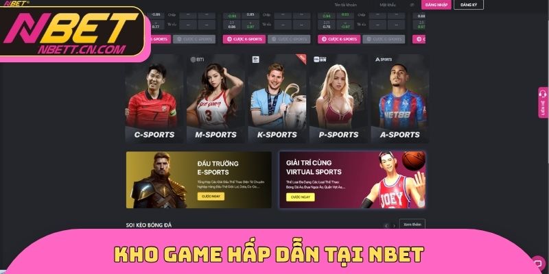 Kho game hấp dẫn tại Nbet